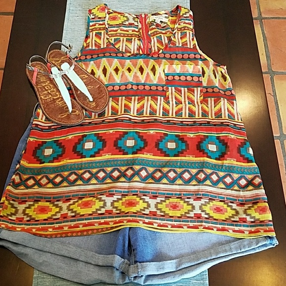 Umgee Aztec Tank - Picture 1 of 6